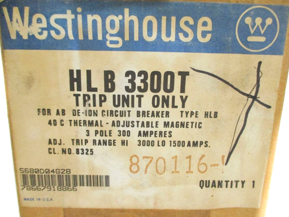 WESTINGHOUSE HLB3300T 5680D04G2B NSMP