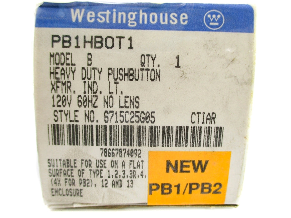 WESTINGHOUSE PB1HOT1 6715C25G05 NSMP