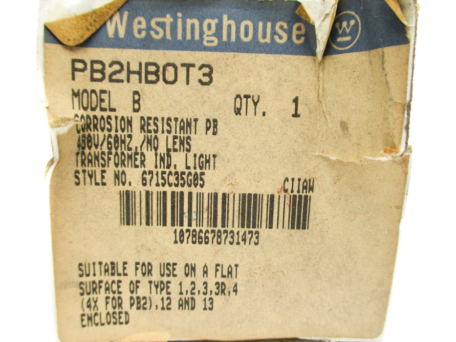 WESTINGHOUSE PB2HBOT3 6715C35G05 NSMP