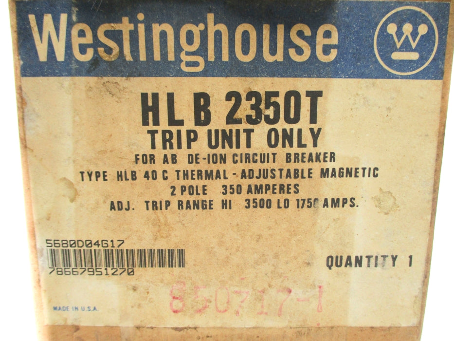 WESTINGHOUSE HLB2350T 5680D04G17 NSMP