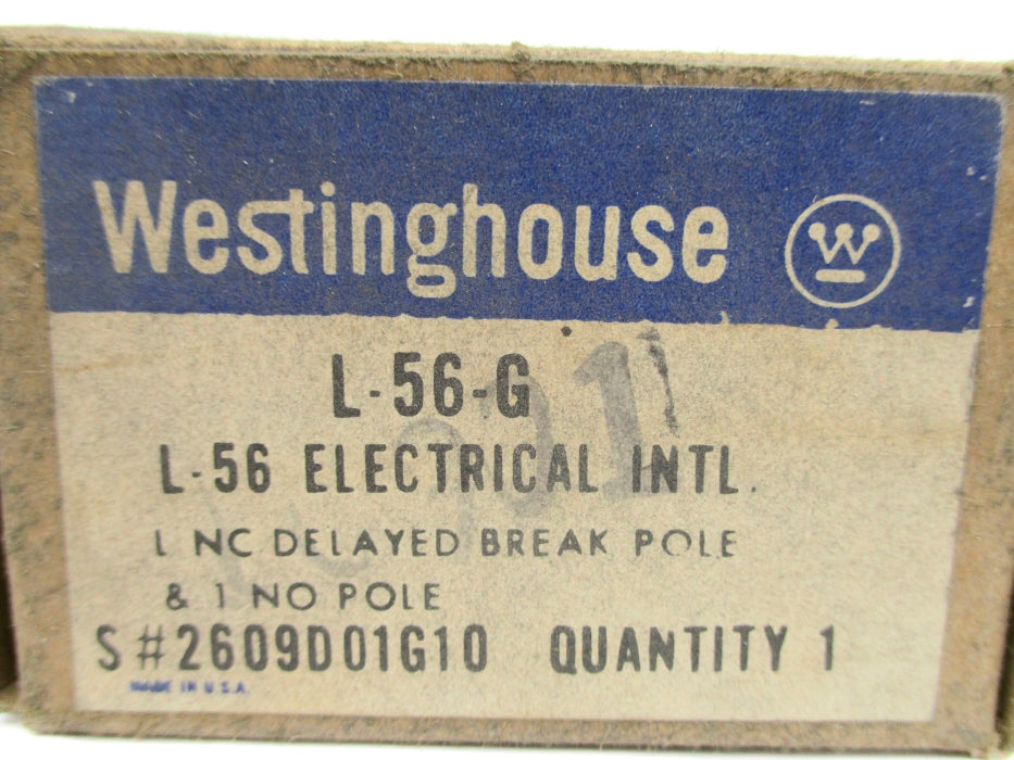 WESTINGHOUSE L-56-G 2609D01G10 NSMP