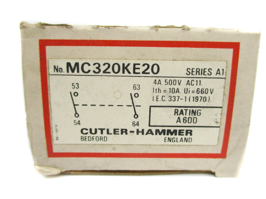 CUTLER HAMMER MC320KE20 SER. A1 NSMP