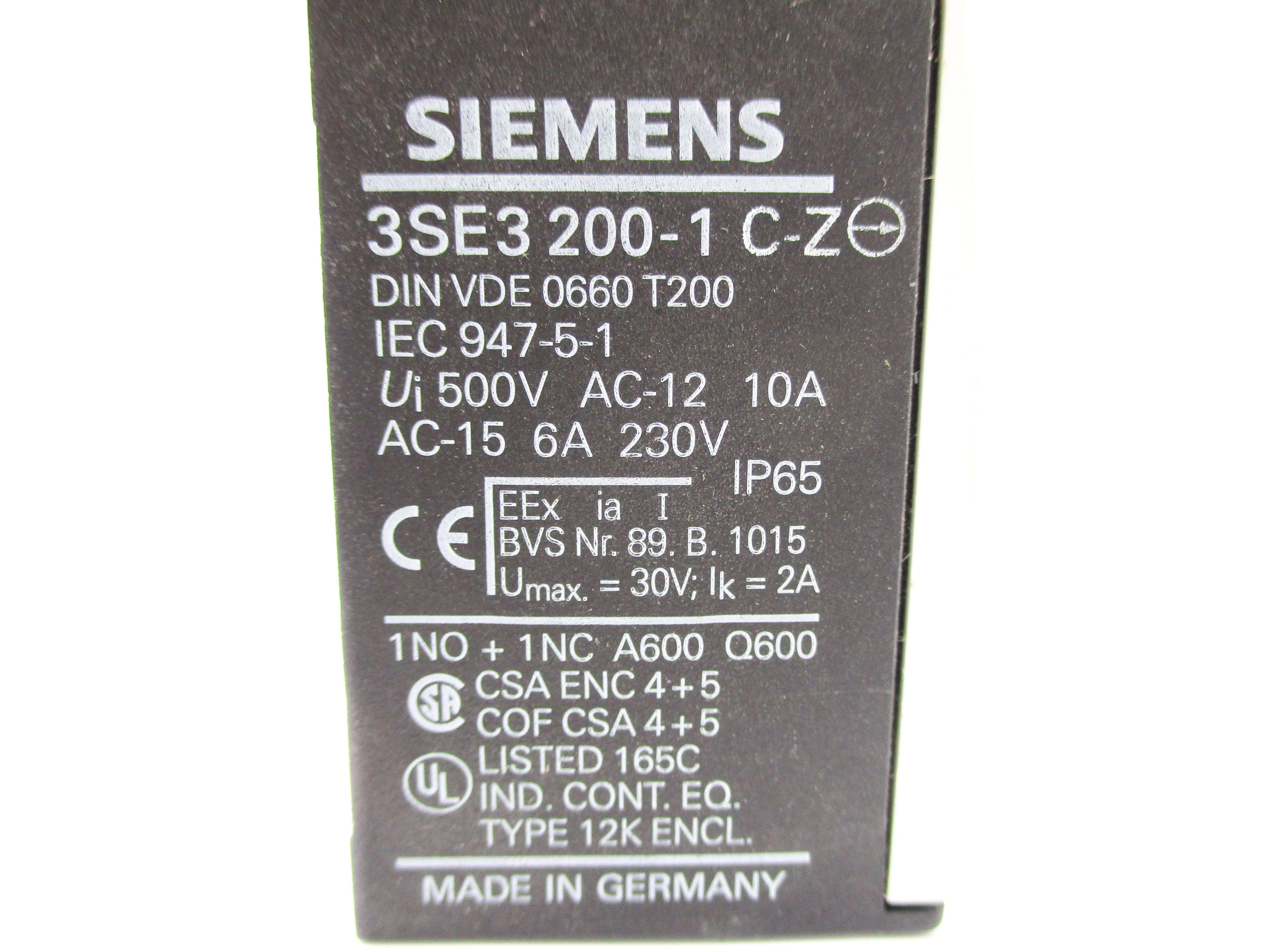 SIEMENS 3SE3200-1C-Z NSNP