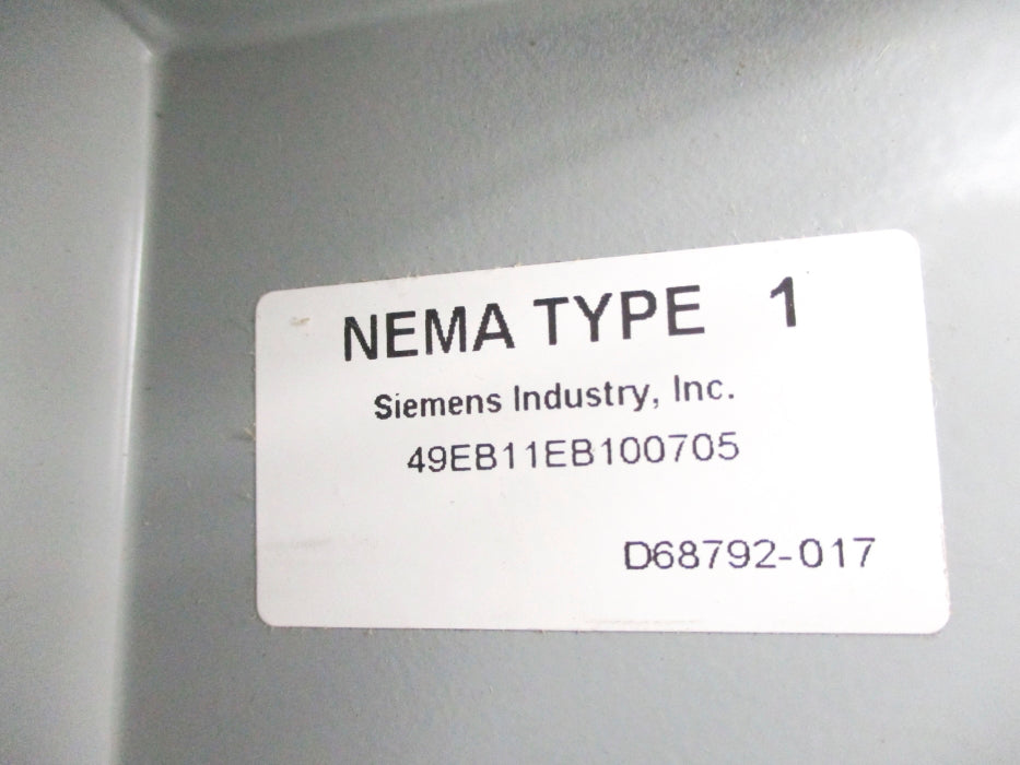 SIEMENS 49EB11EB100705 17-22A (AS PICTURED) NSNP