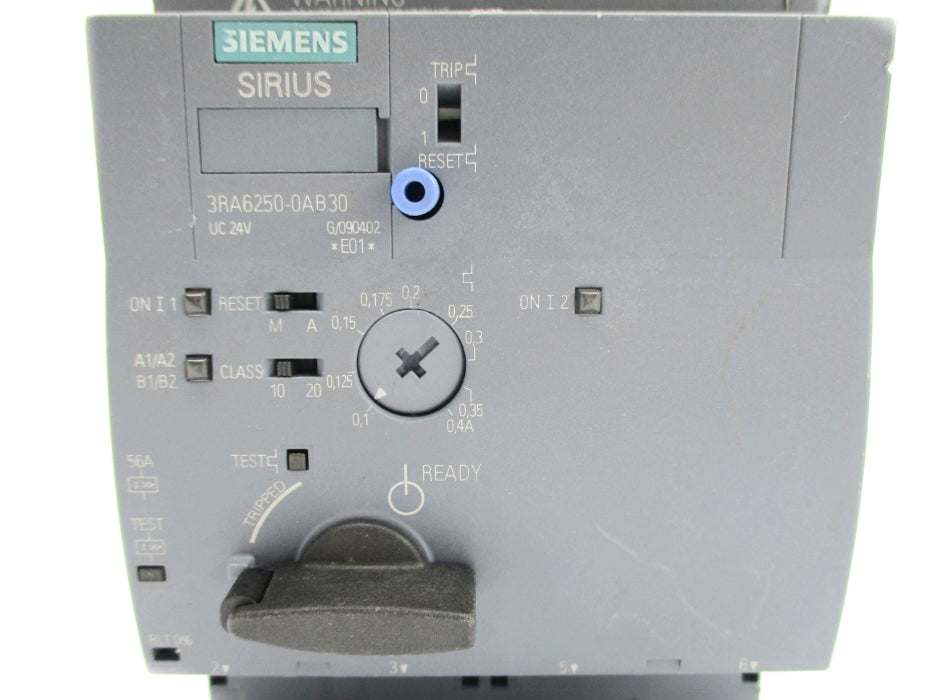 SIEMENS 3RA6250-0AB30 0.1-0.4A (AS PICTURED) UNMP