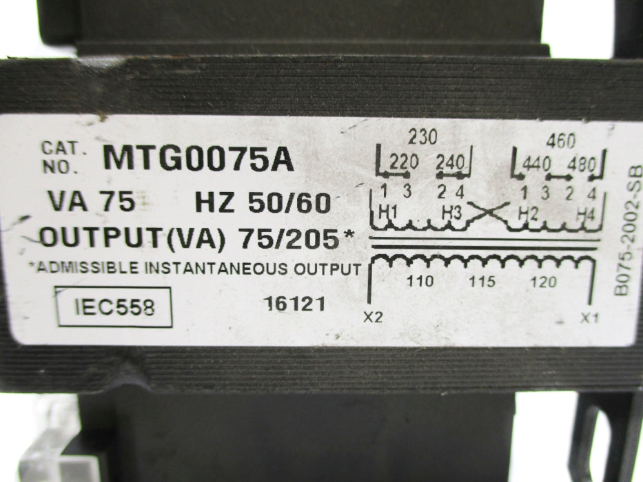 SIEMENS MTG0075A 75VA UNMP