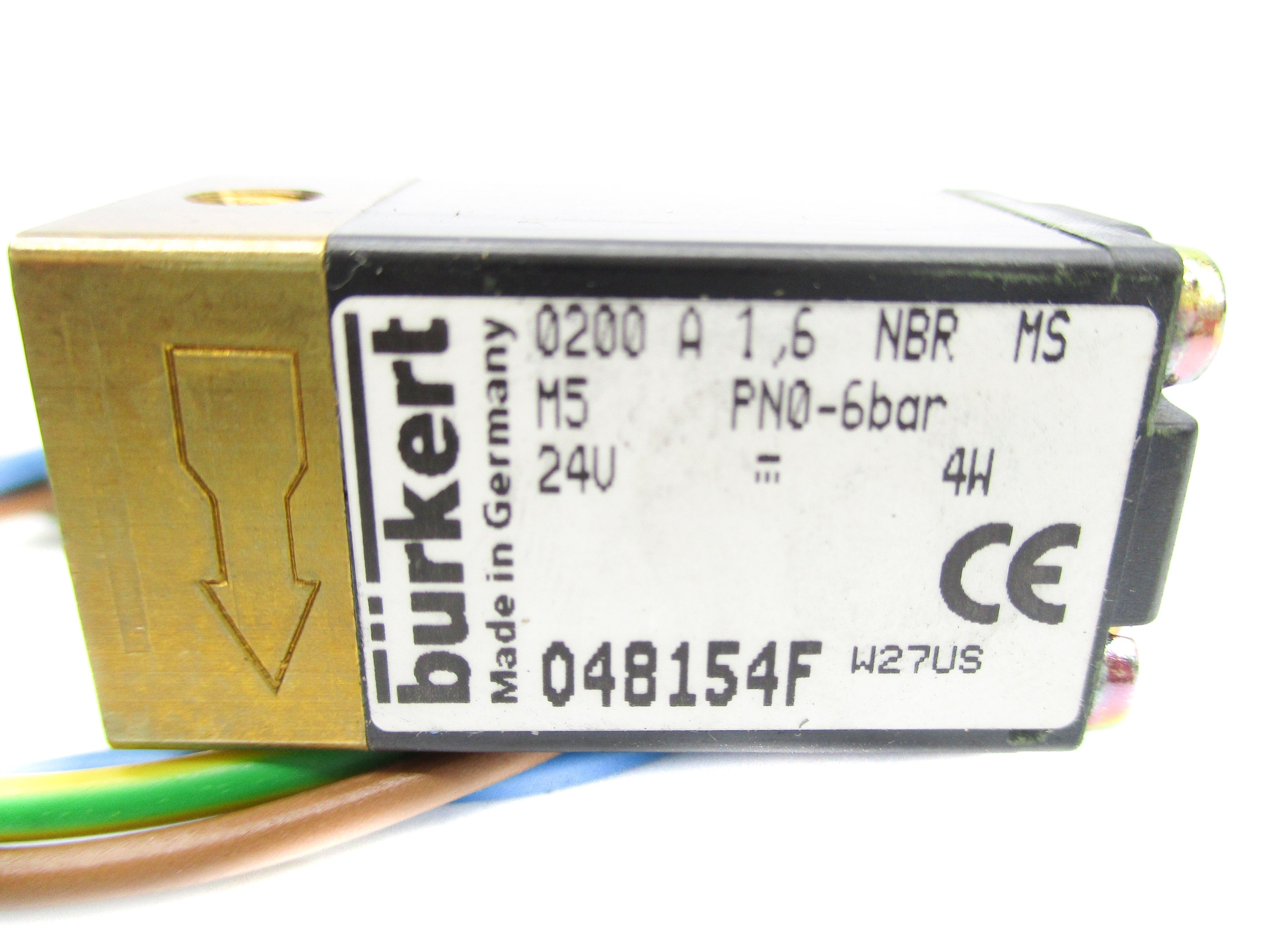 BURKERT 0200-A-1,6-NBR-MS 24V NSNP