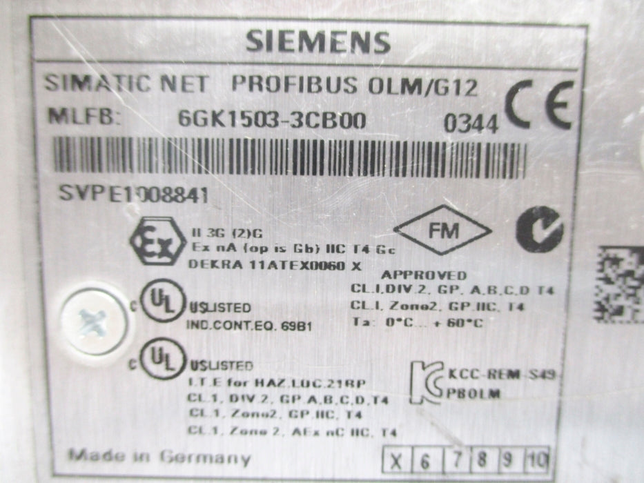 SIEMENS 6GK1503-3CB00 NUPI