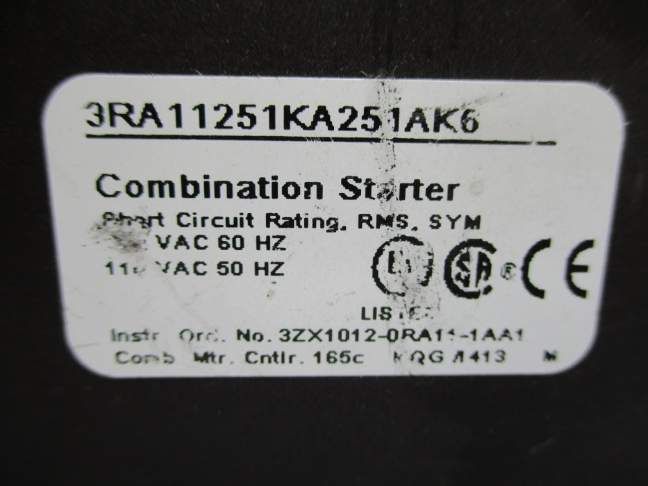 SIEMENS 3RA11251KA251AK6 NUPI