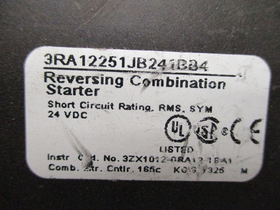 SIEMENS 3RA12251JB241BB4 NUPI
