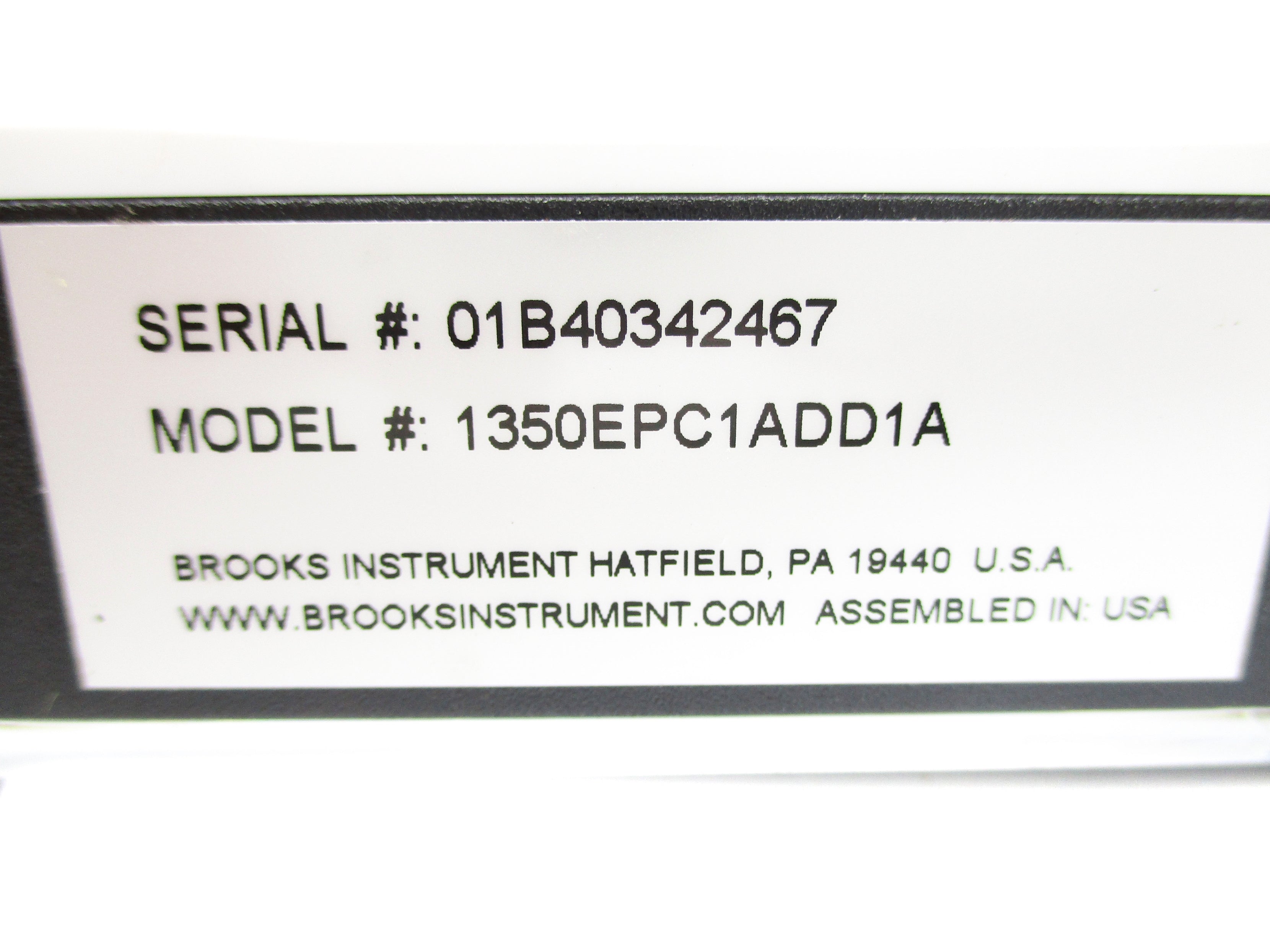 BROOKS INSTRUMENT 1350EPC1ADD1A NSNP