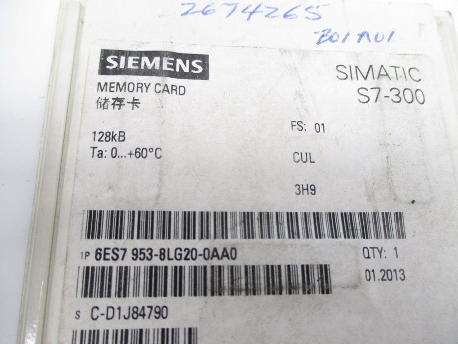 SIEMENS 6ES7953-8LG20-0AA0 NSMP