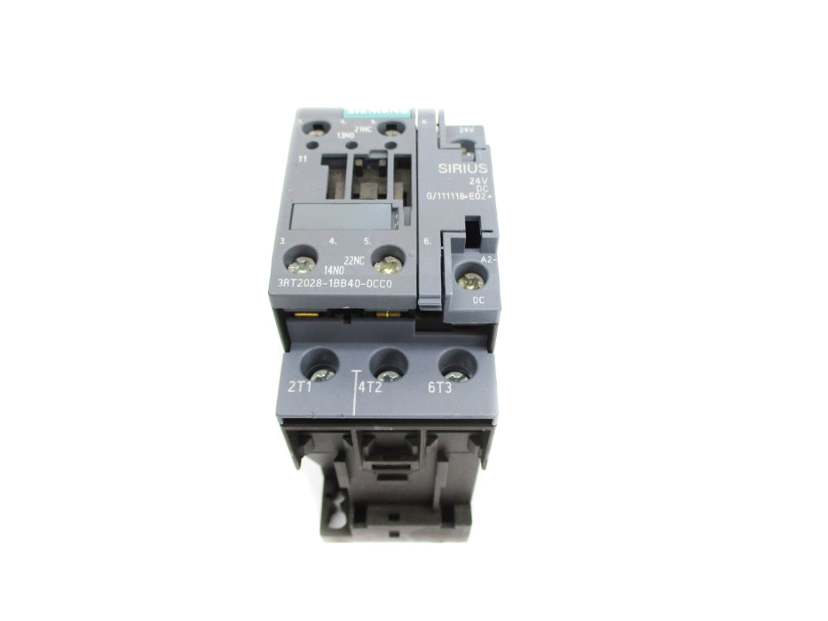 SIEMENS 3RT2028-1BB40-0CC0 24VDC NUPI