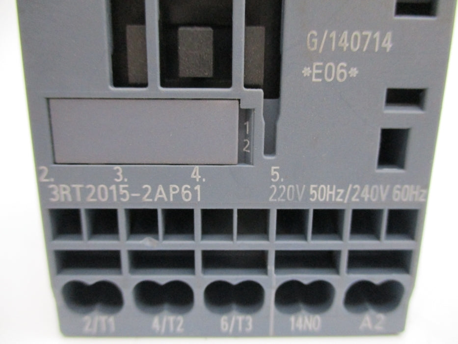 SIEMENS 3RT2015-2AP61 220/240V NUPI