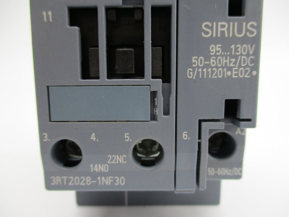 SIEMENS 3RT2028-1NF30 130VDC NUPI