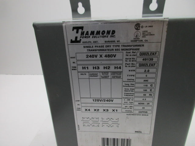 HAMMOND POWER SOLUTIONS Q002LEKF NSMP