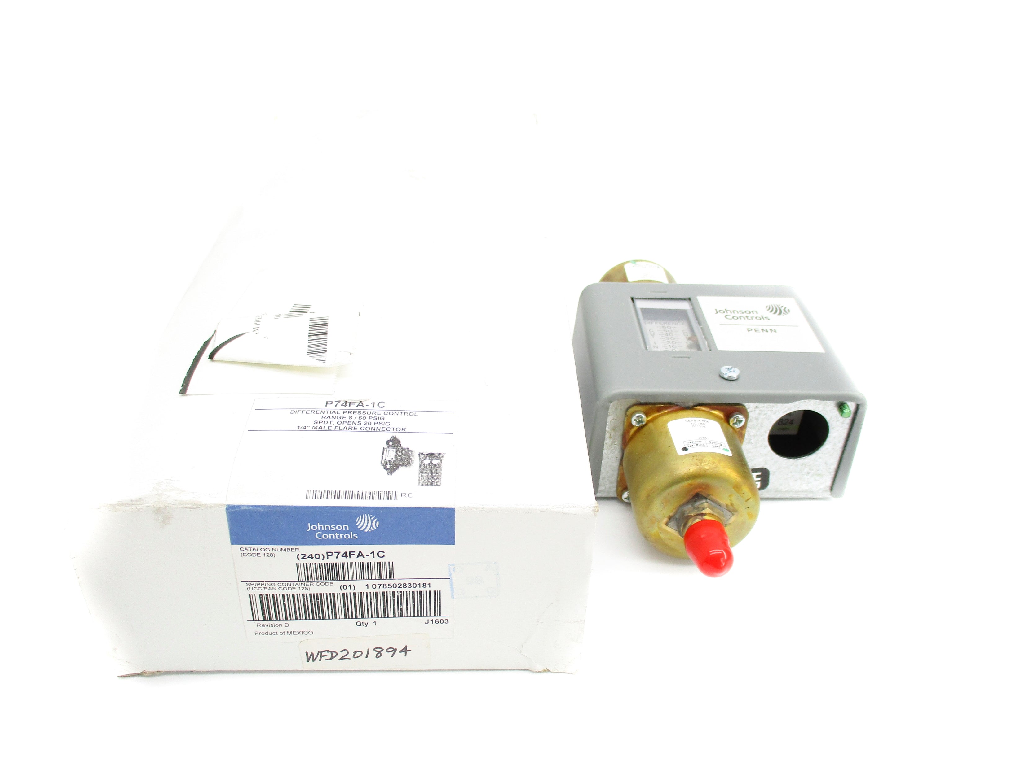 JOHNSON CONTROLS P74FA-1C 60PSI NSMP