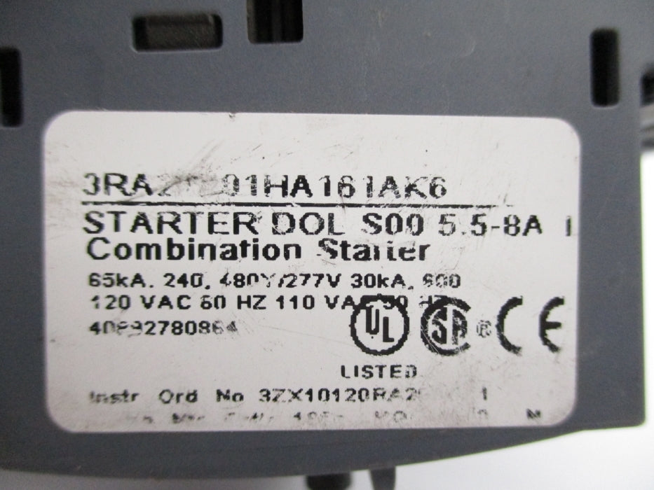 SIEMENS 3RA21101HA161AK6 NUPI