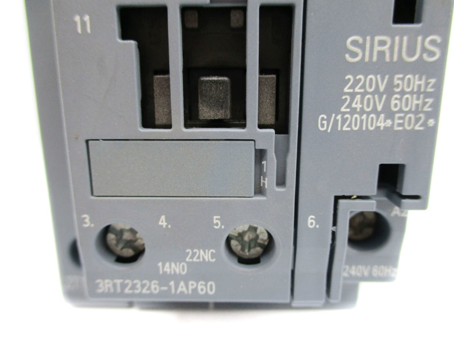 SIEMENS 3RT2326-1AP60 220/240V NUPI