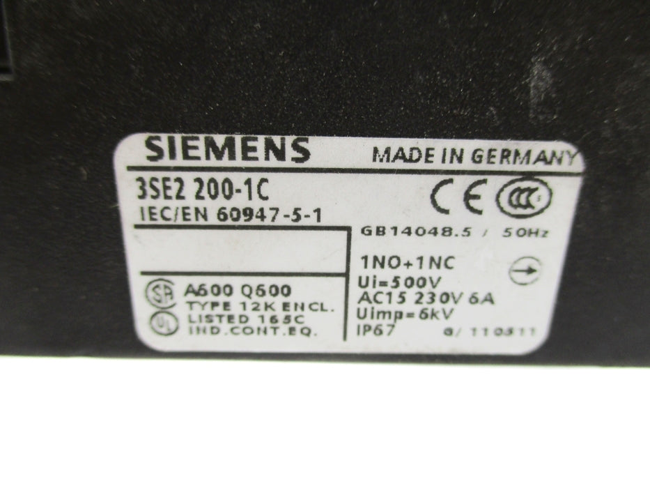 SIEMENS 3SE2200-1C NUPI