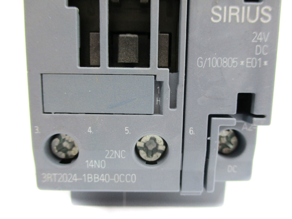 SIEMENS 3RT2024-1BB40-0CC0 24VDC NUPI