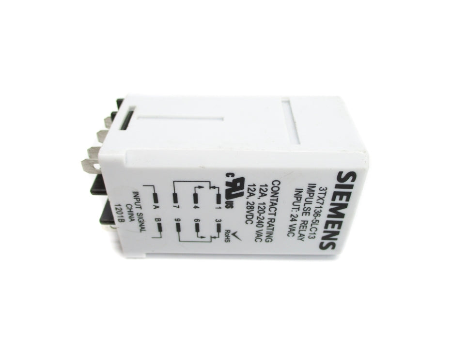 SIEMENS 3TX7136-5LC13 24VAC 12A UNMP
