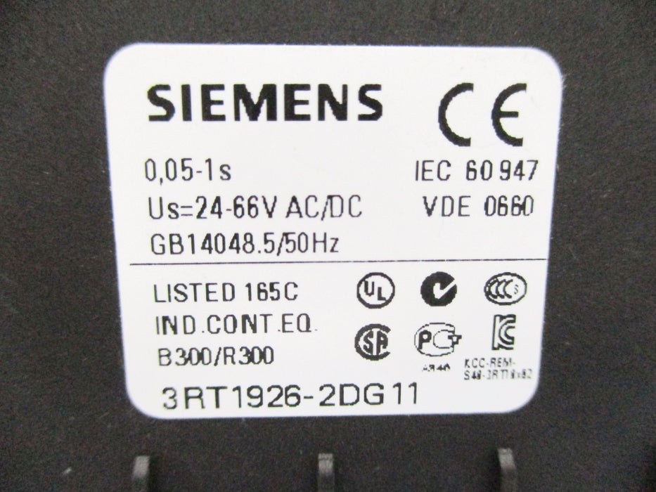 SIEMENS 3RT1926-2DG11 0.05-1S NUPI