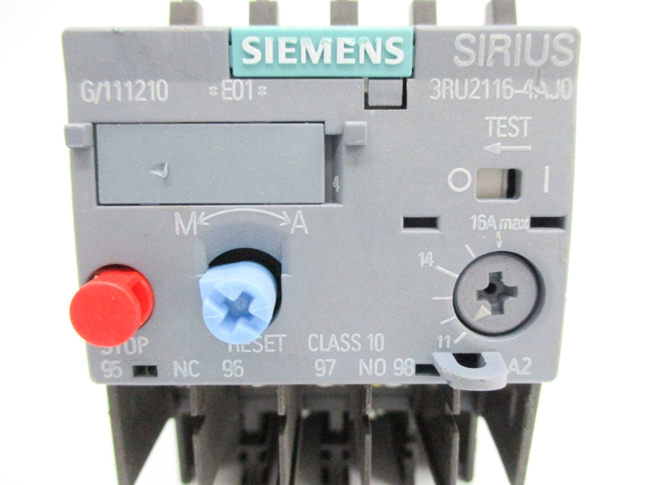 SIEMENS 3RU2116-4AJ0 11-16A NUPI