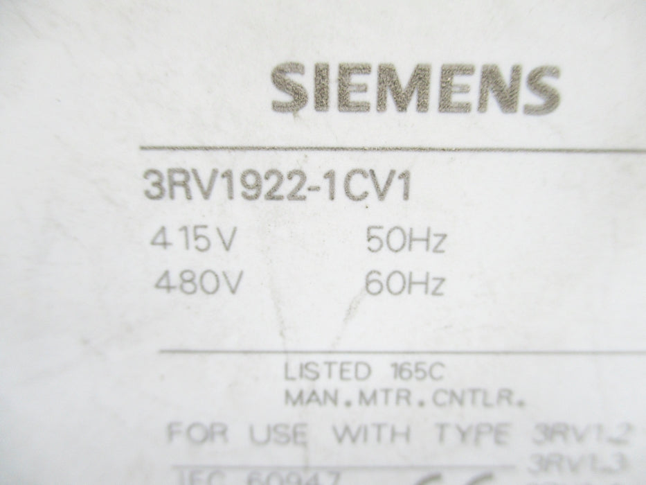 SIEMENS 3RV1922-1CV1 NUPI