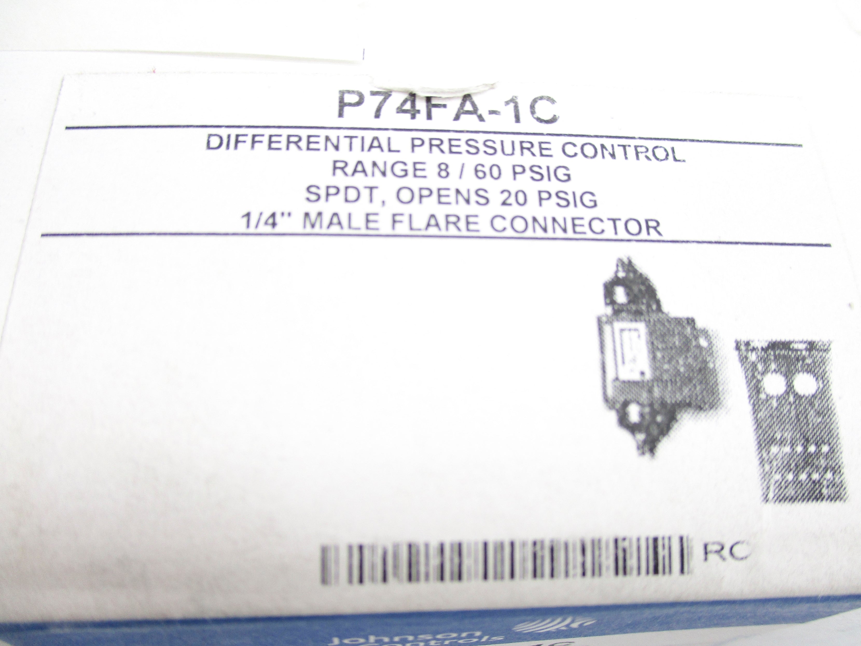 JOHNSON CONTROLS P74FA-1C 60PSI NSMP
