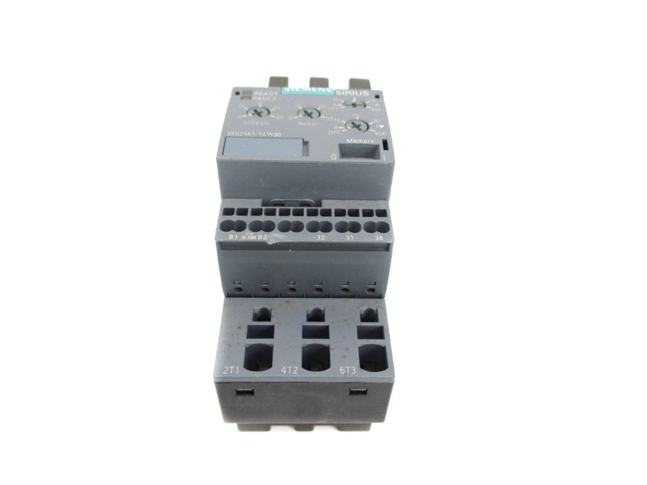 SIEMENS 3RR2142-2AW30 4-40A (AS PICTURED) NUPI