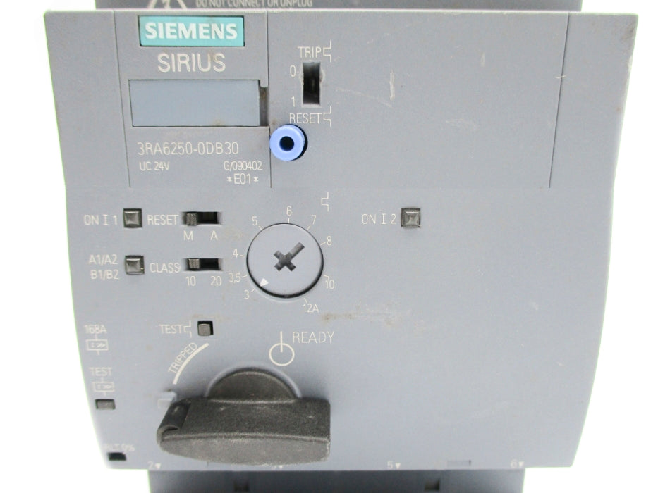SIEMENS 3RA6250-0DB30 3-12A NUPI