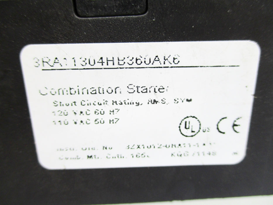 SIEMENS 3RA11304HB360AK6 NUPI