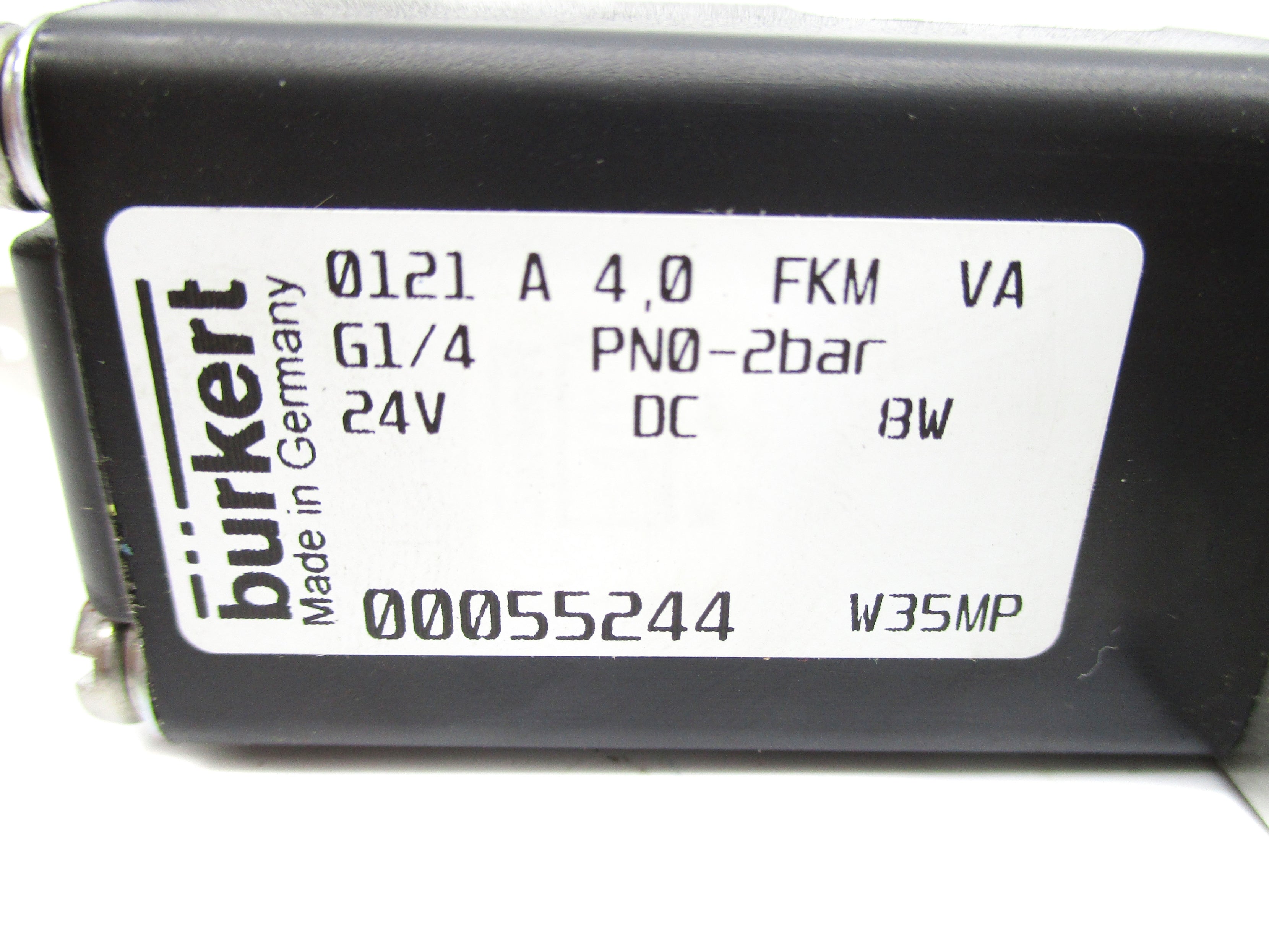 BURKERT 0121-A-4,0-FKM-VA 24VDC NSNP