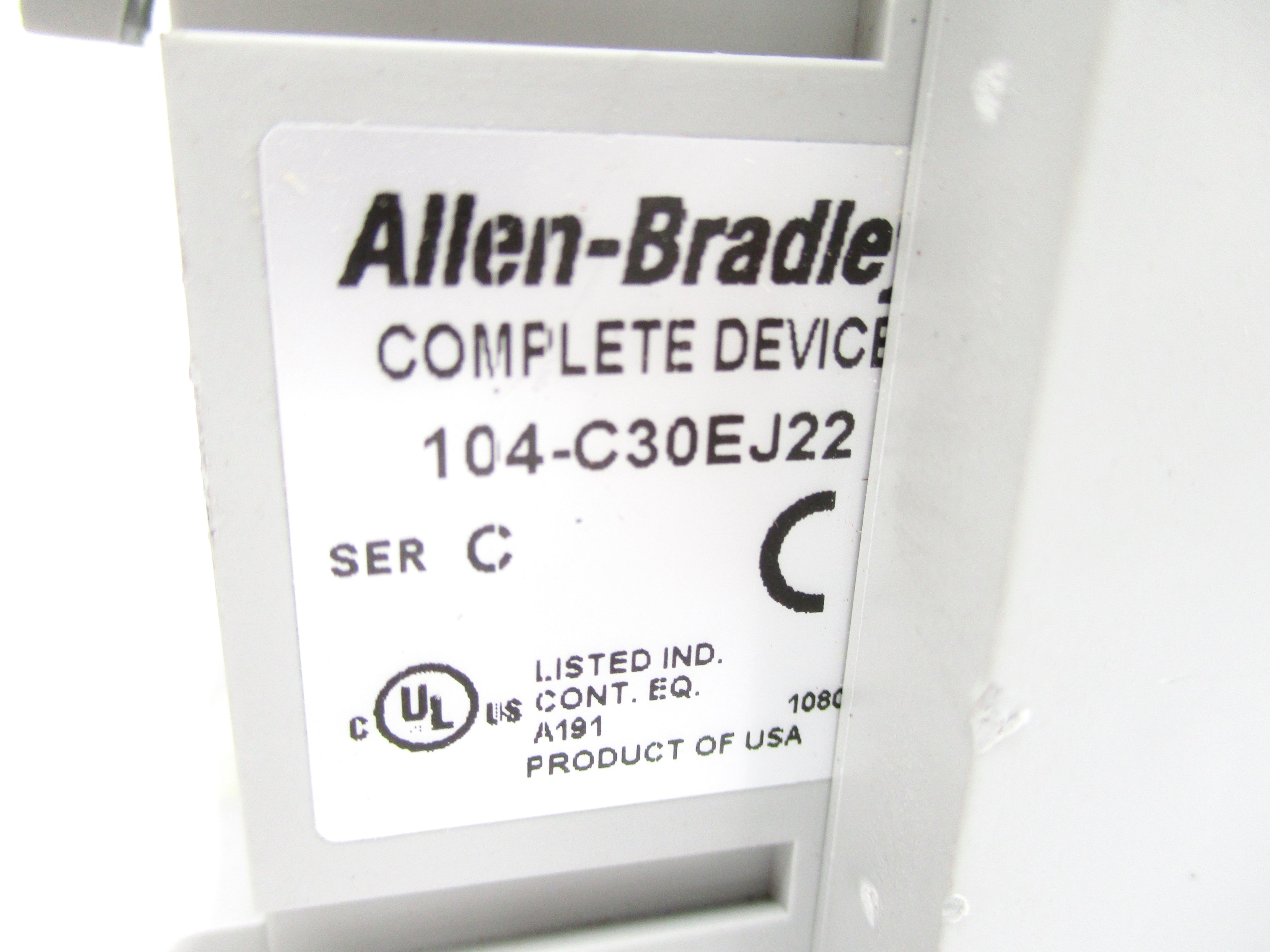 ALLEN BRADLEY 104-C30EJ22 SER. C 24V NSNP