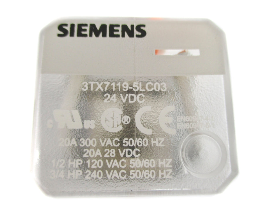 SIEMENS 3TX7119-5LC03 24VDC 20A NUPI
