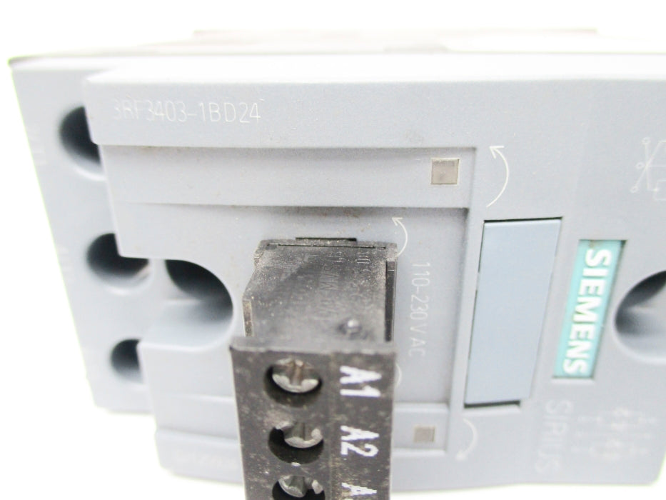 SIEMENS 3RF3403-1BD24 110/230VAC NUPI