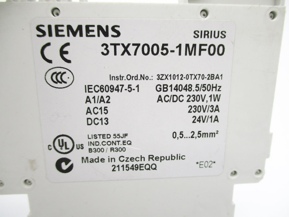 SIEMENS 3TX7005-1MF00 NUPI