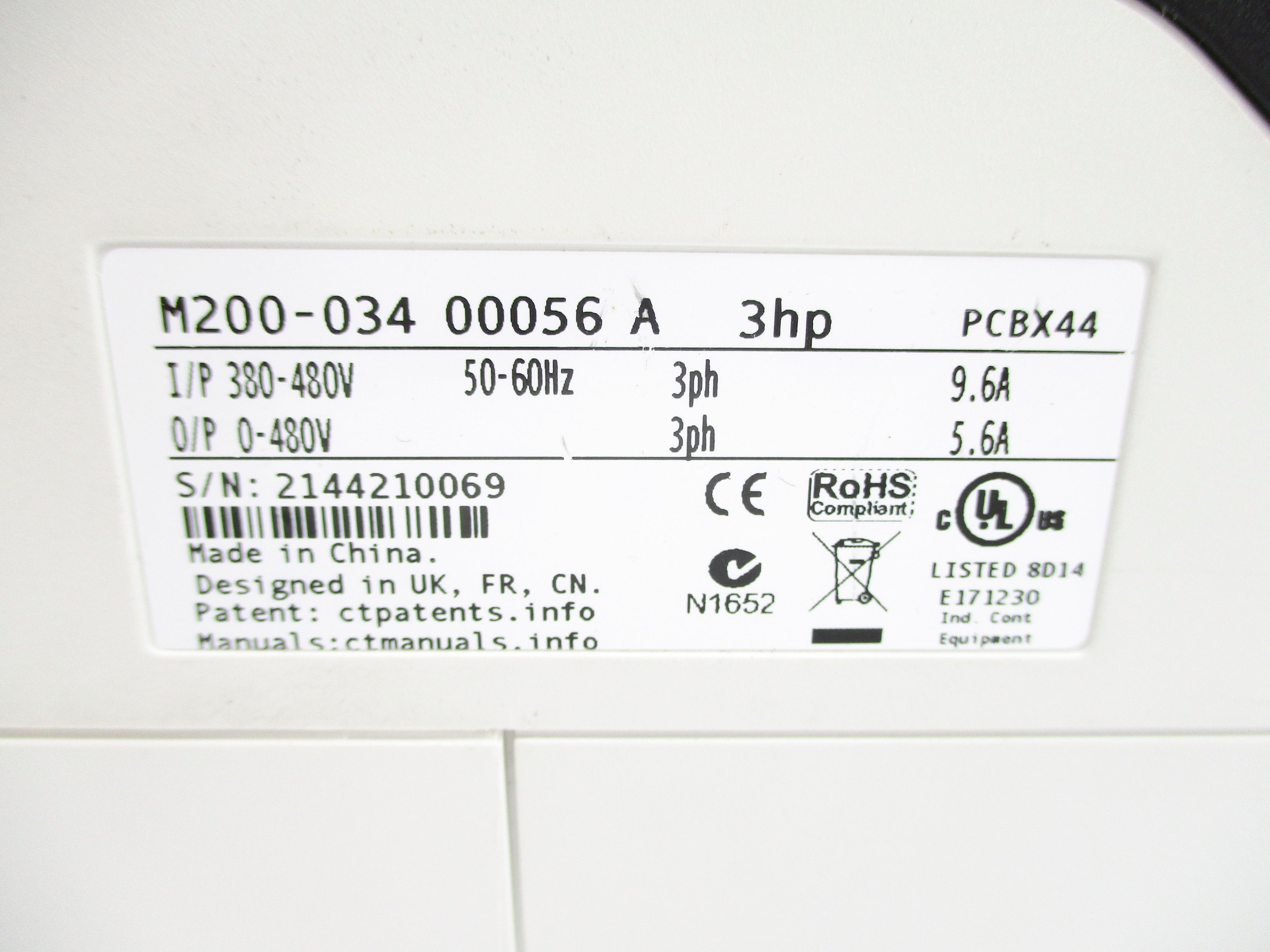 EMERSON M200-03400056A NSNP