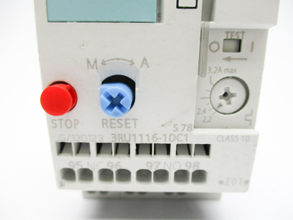 SIEMENS 3RU1116-1DC1 2.2-3.2A NUPI