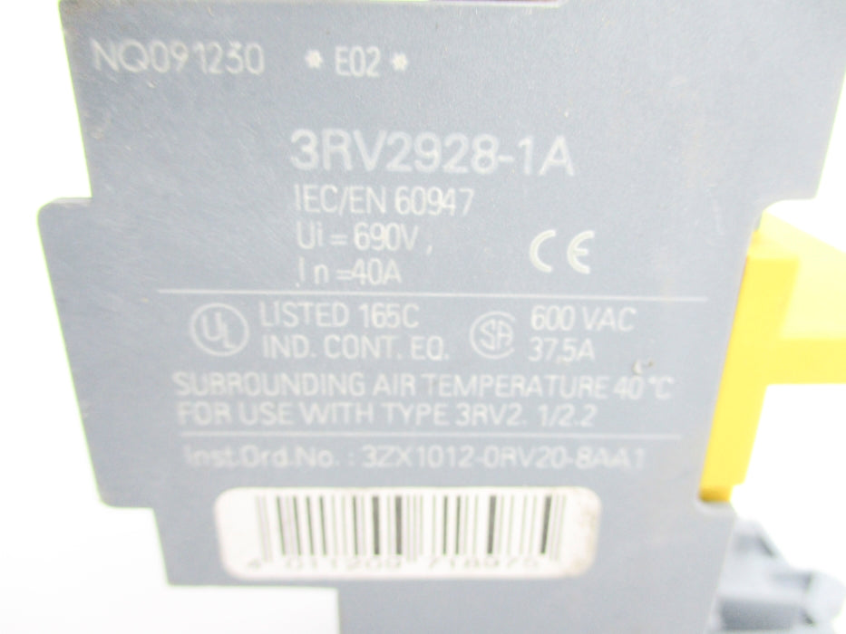 SIEMENS 3RV2928-1A NUPI