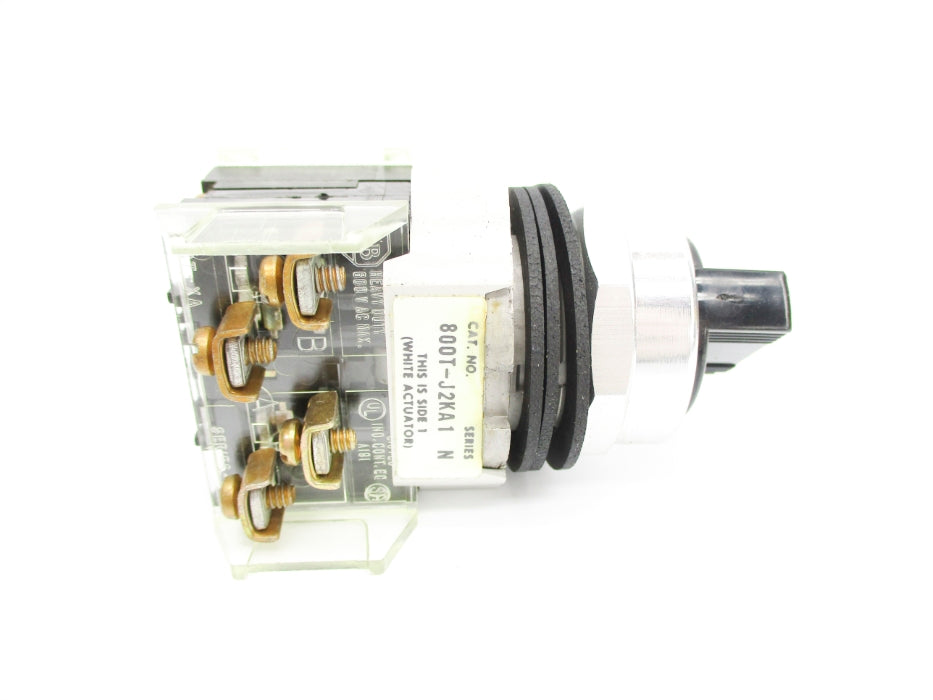 ALLEN BRADLEY 800T-J2KA1B SER. N (BK/YL) NSMP