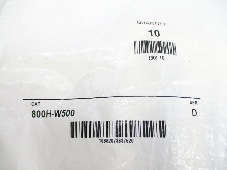 INDUSTRIAL SPARE PART 800H-W500 SER. D (PKG OF 10) NSMP