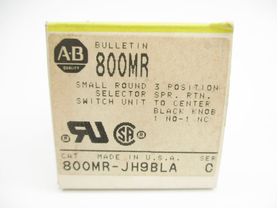 INDUSTRIAL SPARE PART 800MR-JH9BLA SER. C 300VAC (BK/YL) NSMP