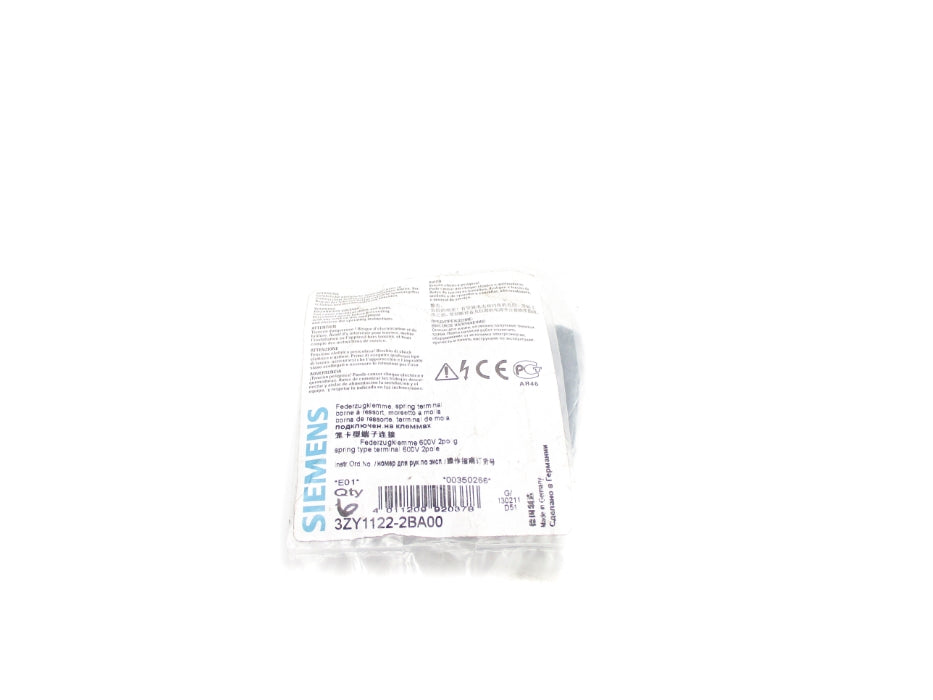 SIEMENS 3ZY1122-2BA00 (PKG OF 6) NSMP
