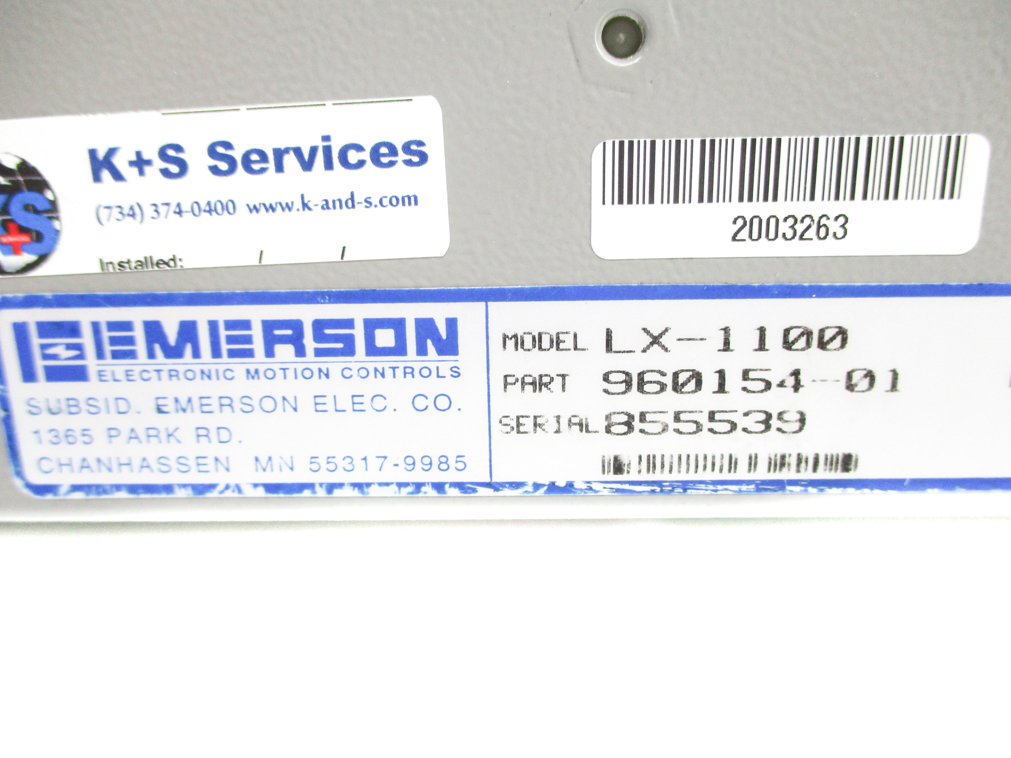 EMERSON LX-1100 960154-01 NSNP
