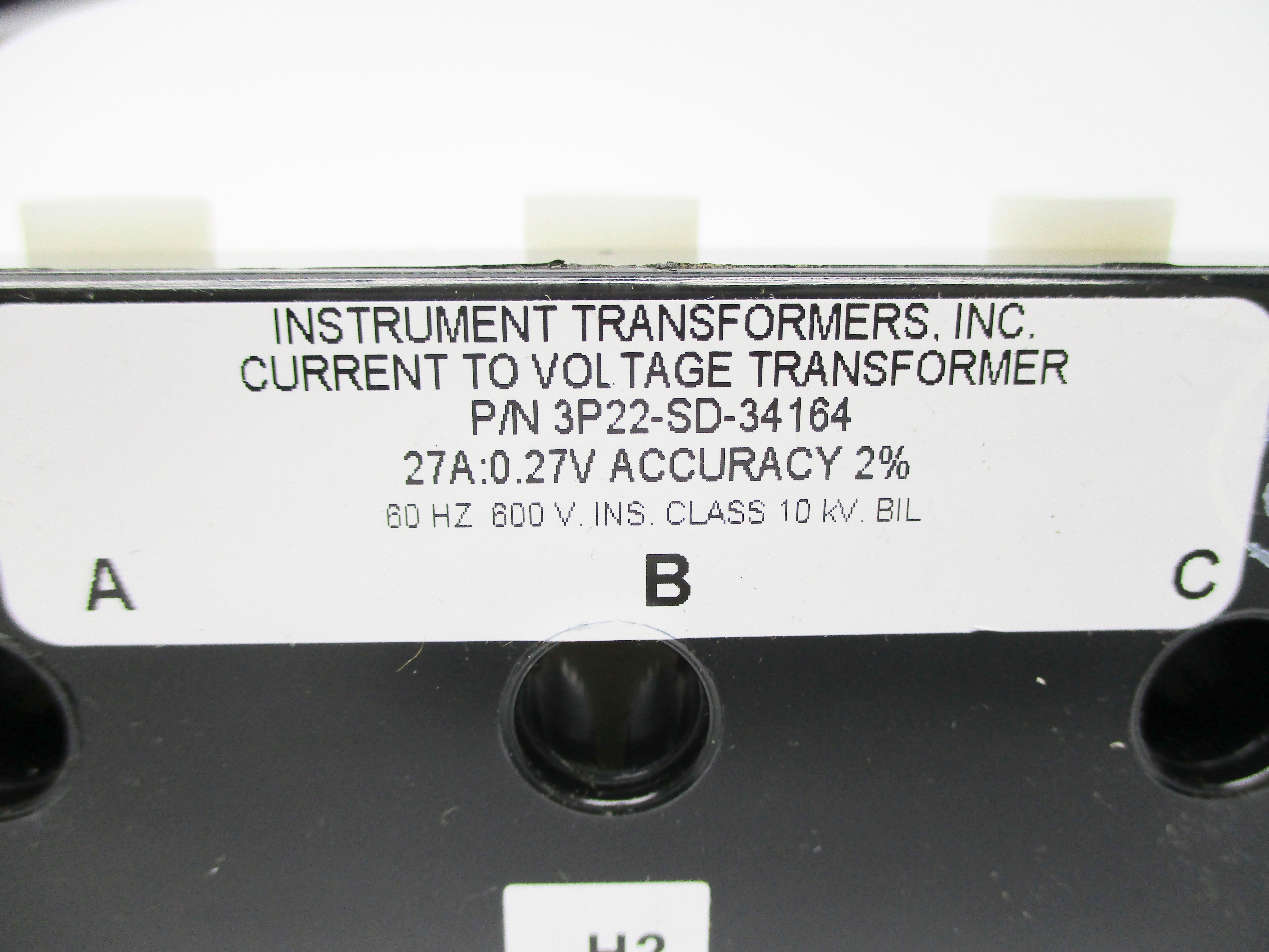 INSTRUMENT TRANSFORMERS 3P22-SD-34164 0.27V NSNP