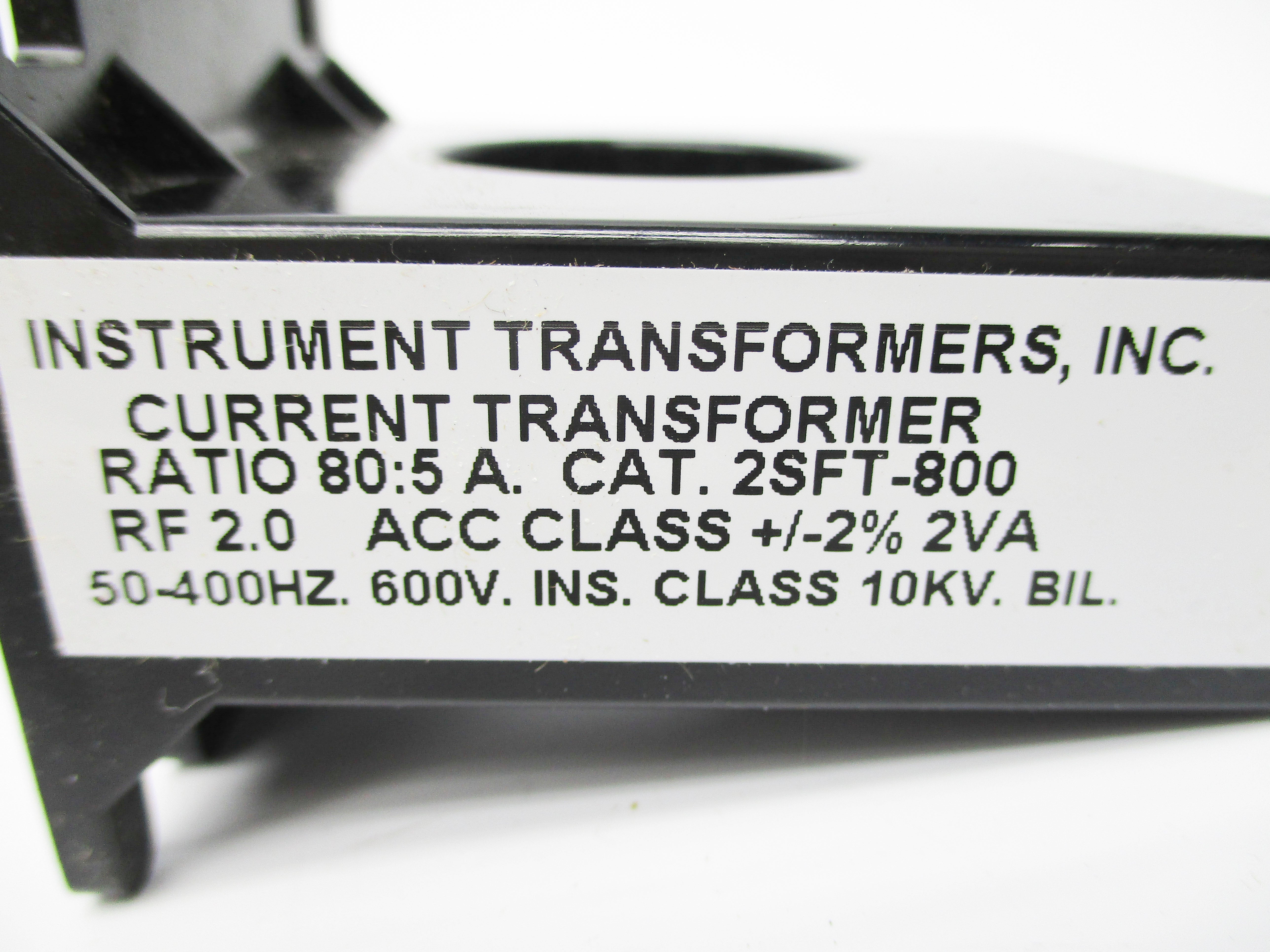 INSTRUMENT TRANSFORMERS 2SFT-800 2VA NSNP