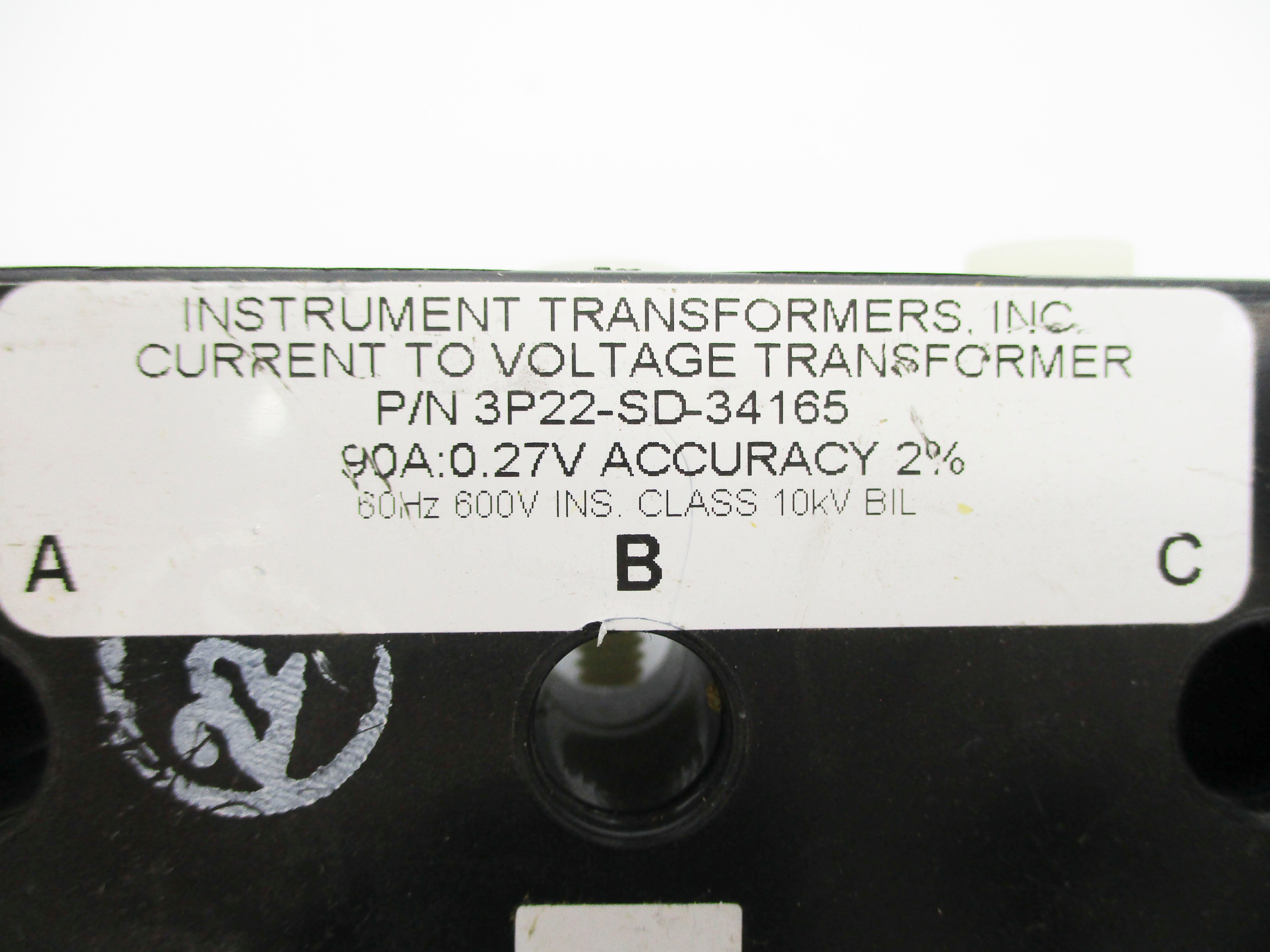 INSTRUMENT TRANSFORMERS 3P22-SD-34165 0.27V NSNP