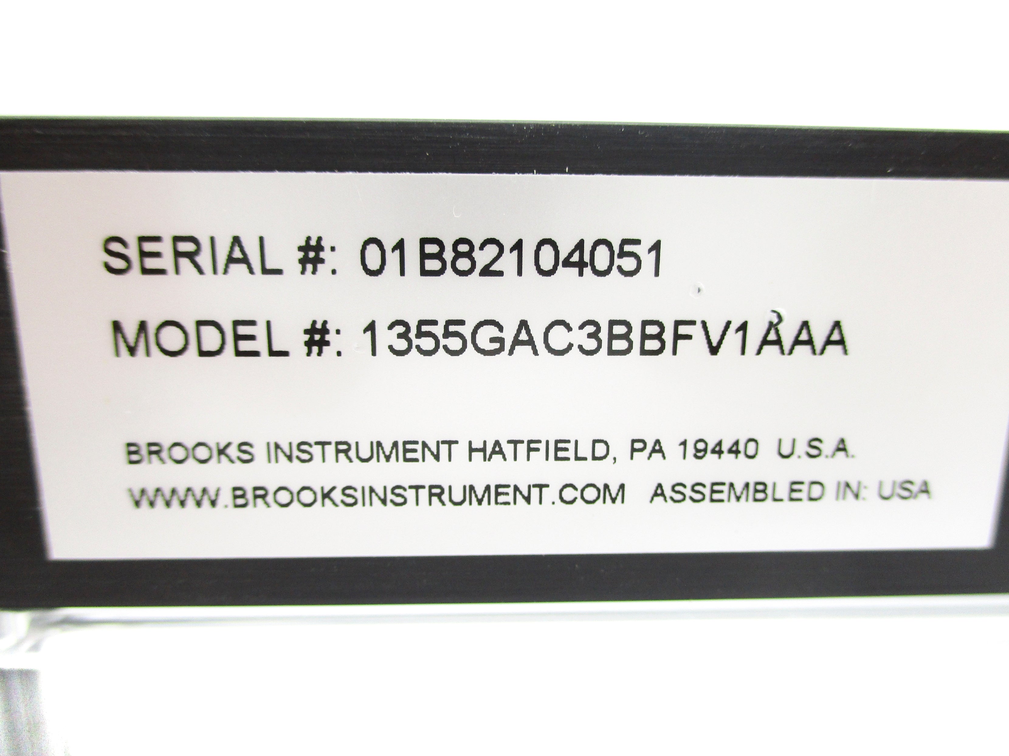 BROOKS INSTRUMENT 1355GAC3BBFV1AAA NSNP
